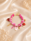 Bracelet Rosalie - Tissu & Breloques ✨