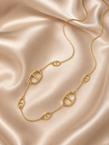 Sautoir Naomi - Collier long Maille Marine