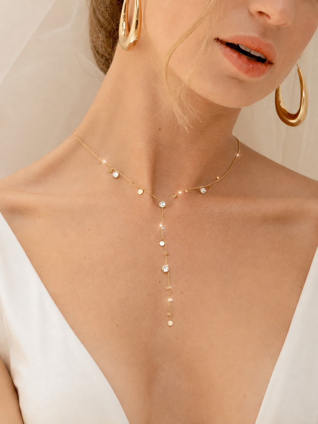 Collier Éclat d'Or - Cristaux Swarovski®