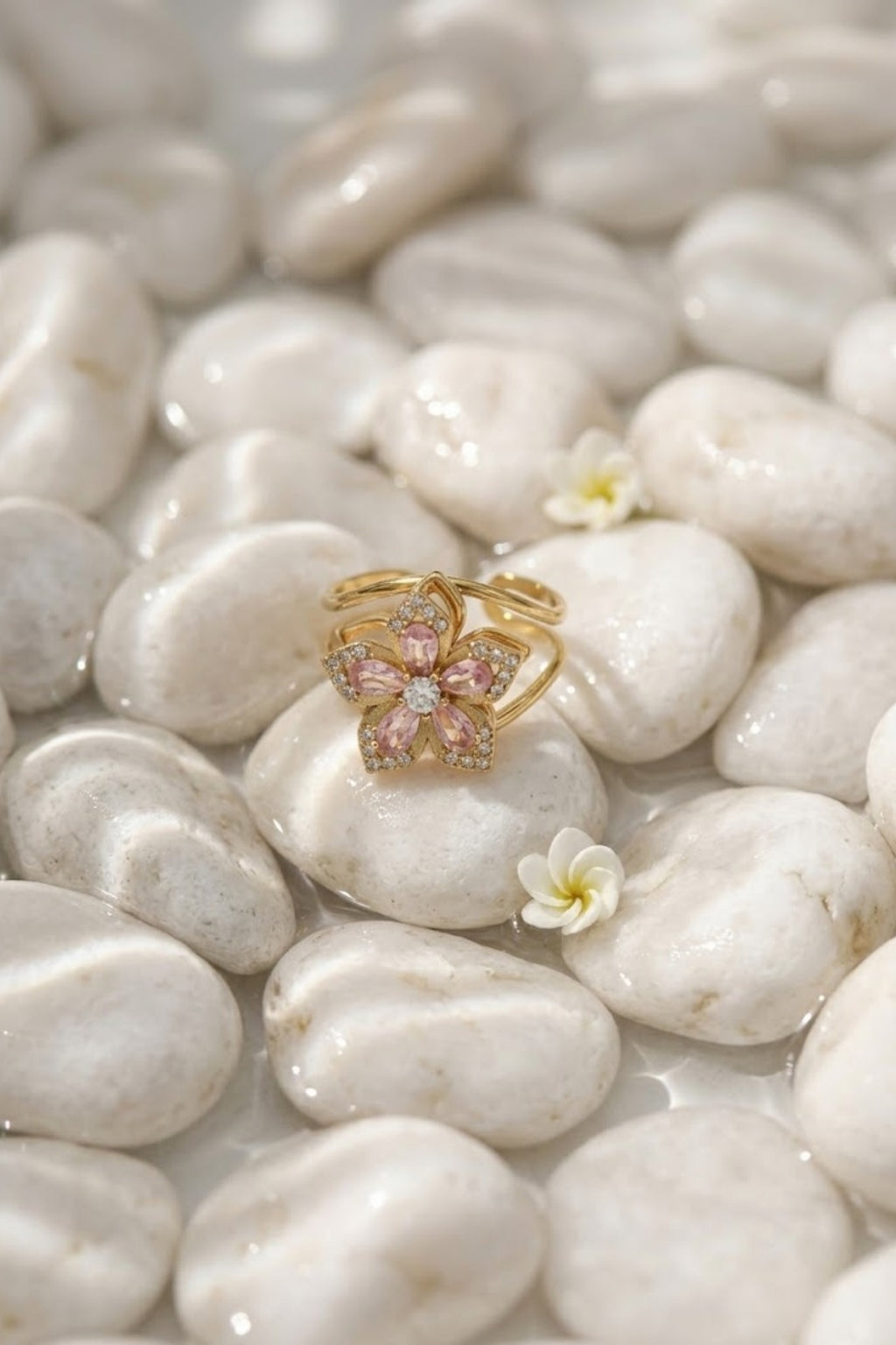 Bague Rosaé Rose - Anti Stress