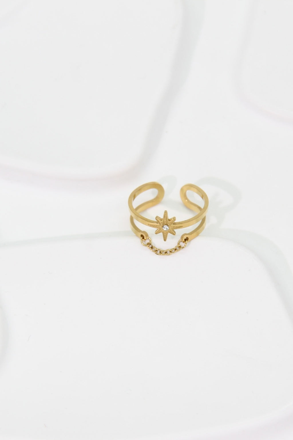 Bague Léna - Bague Étoile Ajustable