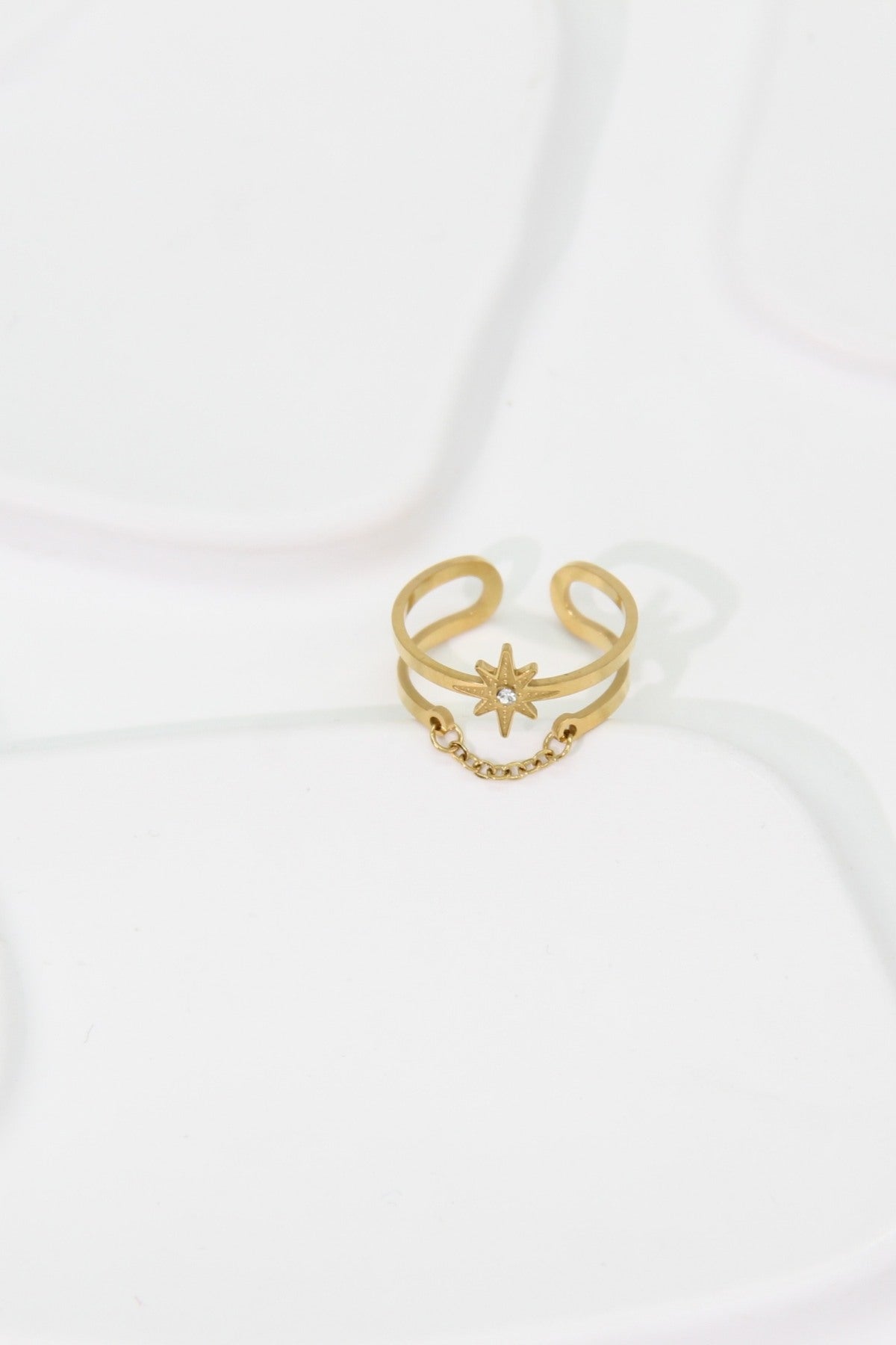 Bague Léna - Bague Étoile Ajustable
