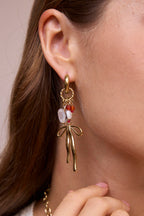 Boucles d'Oreilles Naïa Bleu