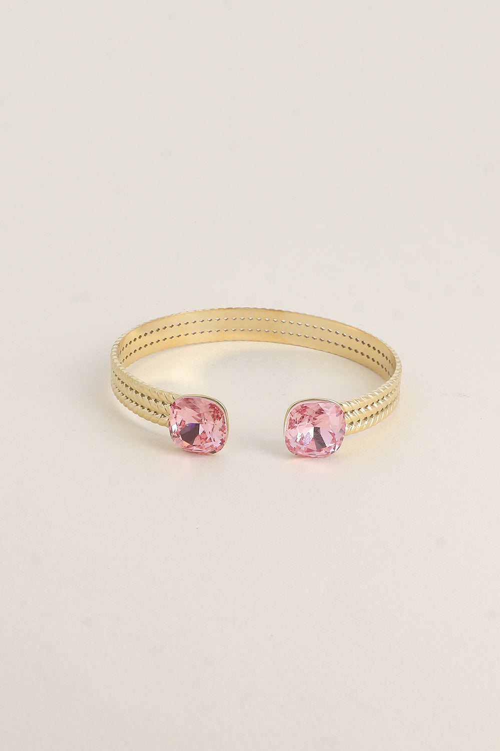 Jonc Cléopâtre Rose - Cristaux de Swarovski®