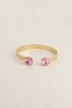 Jonc Cléopâtre Rose - Cristaux de Swarovski®